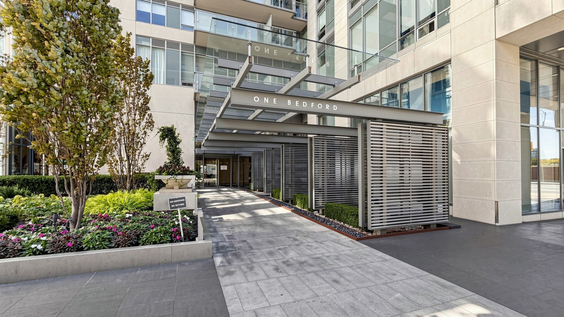 Entrance to One Bedford at 1 Bedford Road